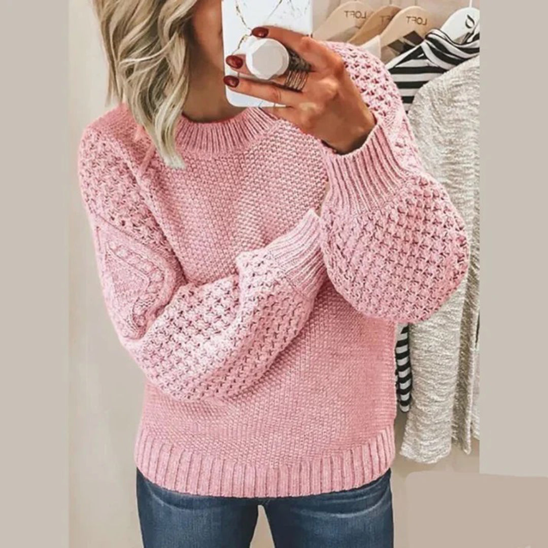 Women's Sweater - Soft Crew Neck Pullover