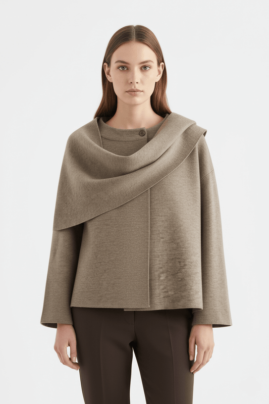 Warm Women's Faux Fur Asymmetric Coat - Modish World