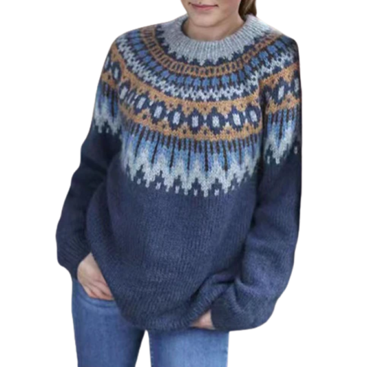 Warm Winter Nordic Knit Sweater - ModishWorld