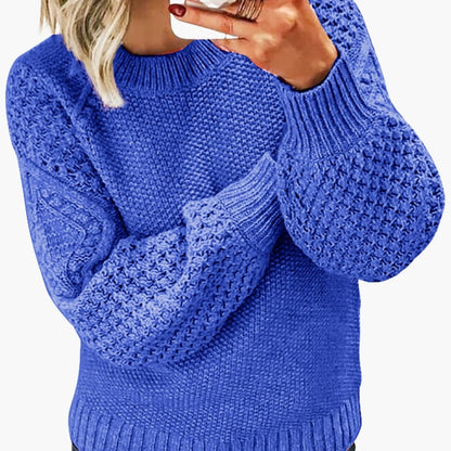 Loose Fit Women's Cable Knit Sweater