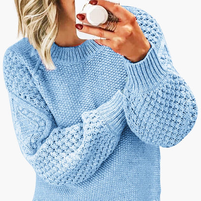 Loose Fit Women's Cable Knit Sweater