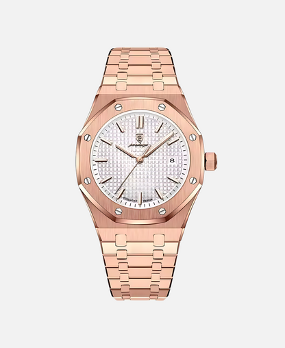 Rugged Metal Mens Wristwatch