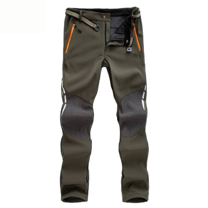 Waterproof Hiking Pants with Insulated Lining and Zip Pockets