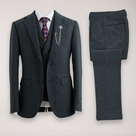 Classic Men's 3 Piece Business Suit - Modish World