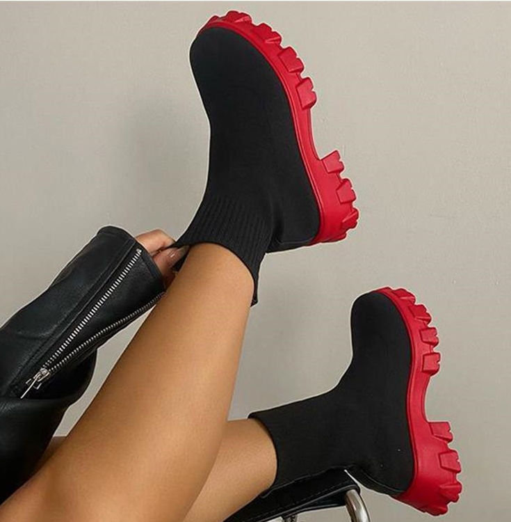 Women's Block Heel Ankle Boots - Soft Stretch Fit