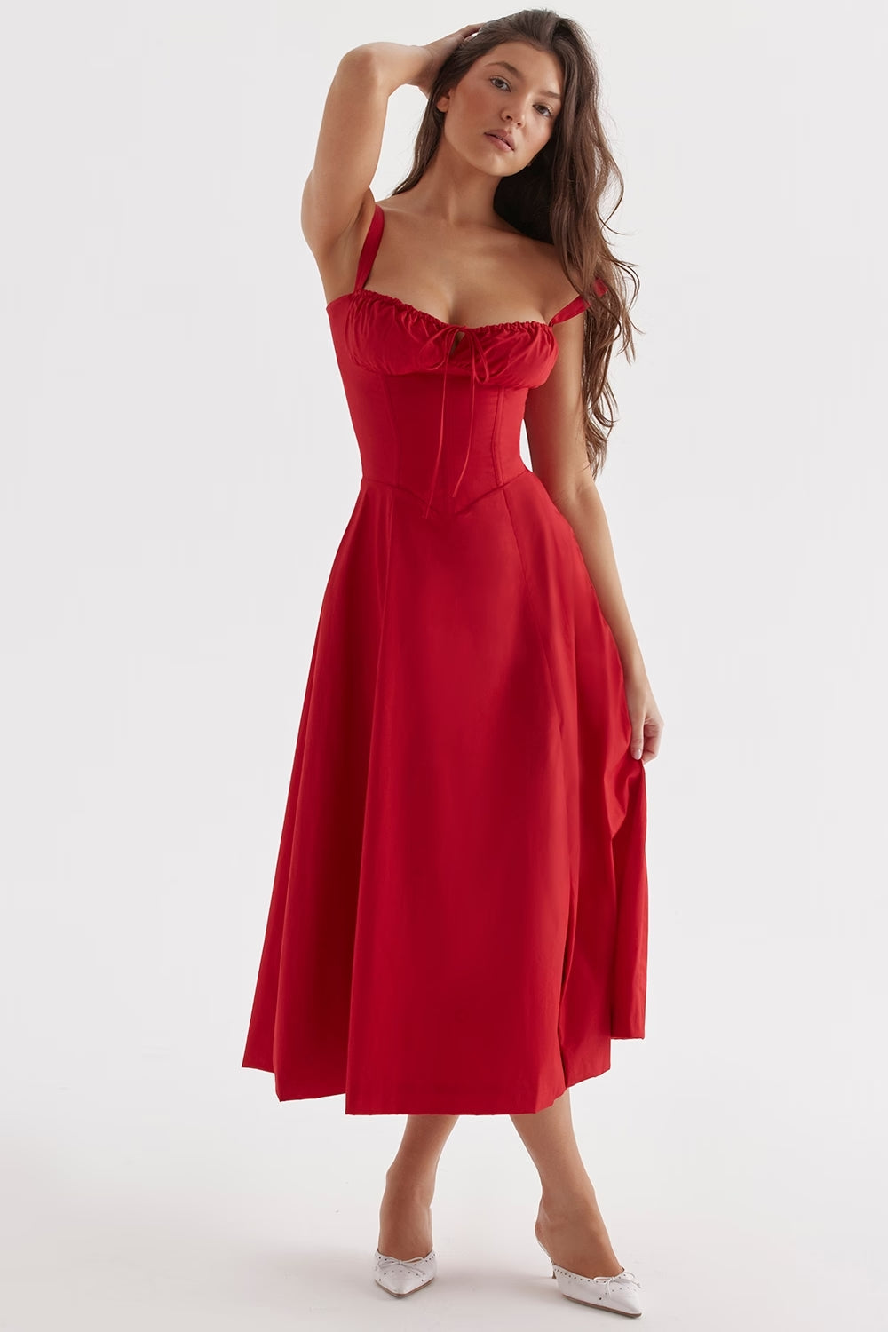 Beautiful Floral Garden Party Dress
