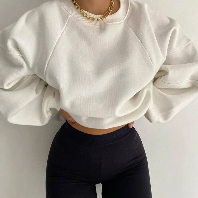 Cozy Women's Relaxed Fit Sweatshirt - ModishWorld