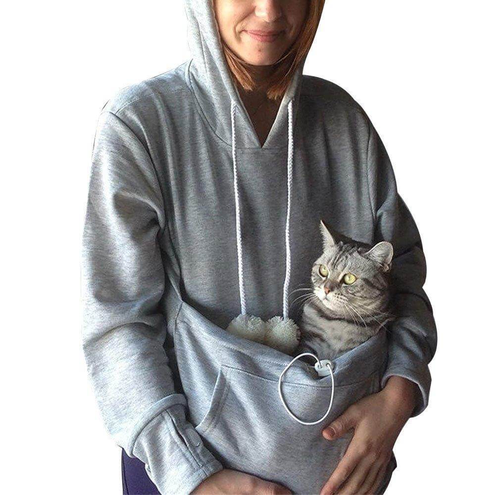Universal Sweatshirt - Dog Pocket Hoodie with Adjustable Drawstring