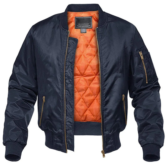 Warm Padded Mens Winter Bomber Jacket - ModishWorld