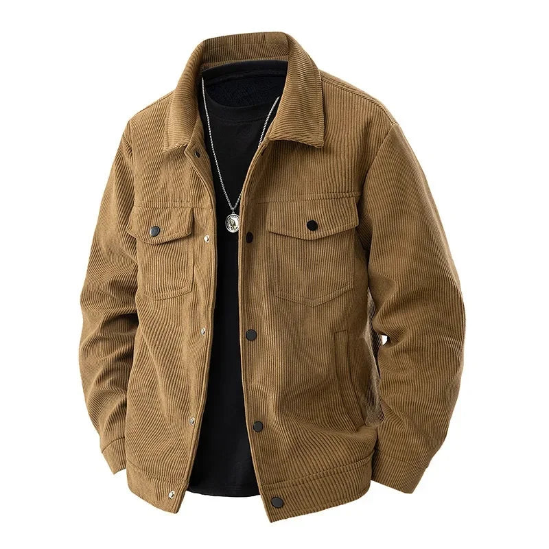 Classic Men's Casual Jacket with Pockets - ModishWorld