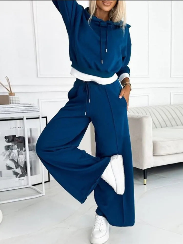 Ladies 2 Piece Tracksuit - Hoodie and Jogger Pants