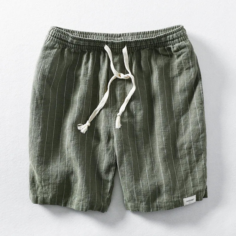 Breathable Summer Mens Linen Shorts - ModishWorld
