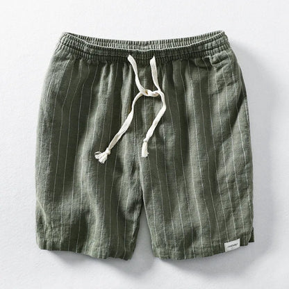Breathable Summer Mens Linen Shorts - ModishWorld