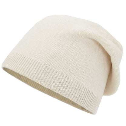 Comfortable Slouch Beanie with Cable Knit - ModishWorld