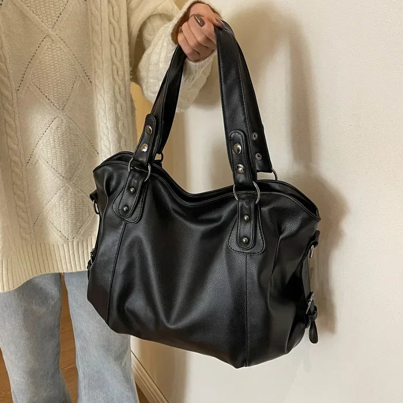 Big Luxury Leather Handbag