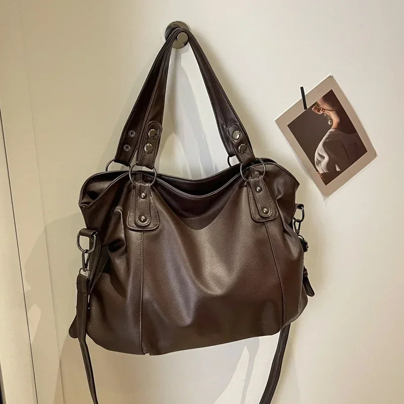 Big Luxury Leather Handbag
