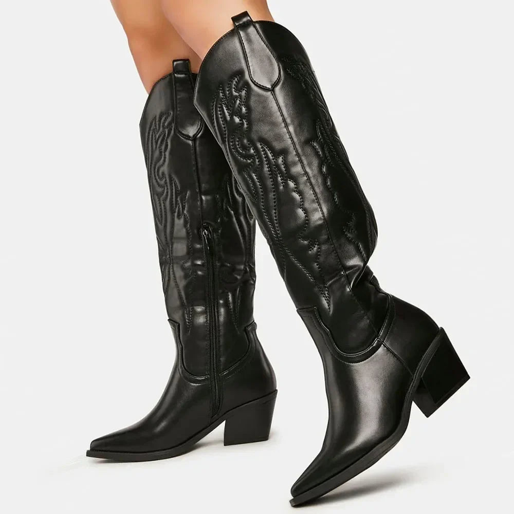 Warm Waterproof Tall Riding Boots for Women - ModishWorld