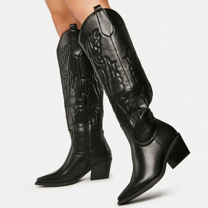 Warm Waterproof Tall Riding Boots for Women - ModishWorld