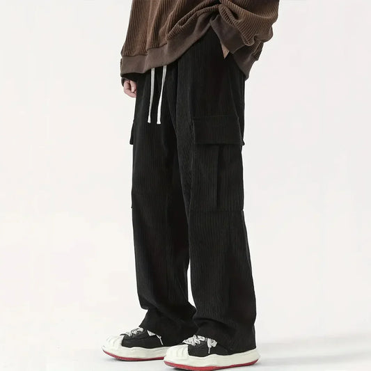 Comfortable Men's Casual Corduroy Trousers - ModishWorld
