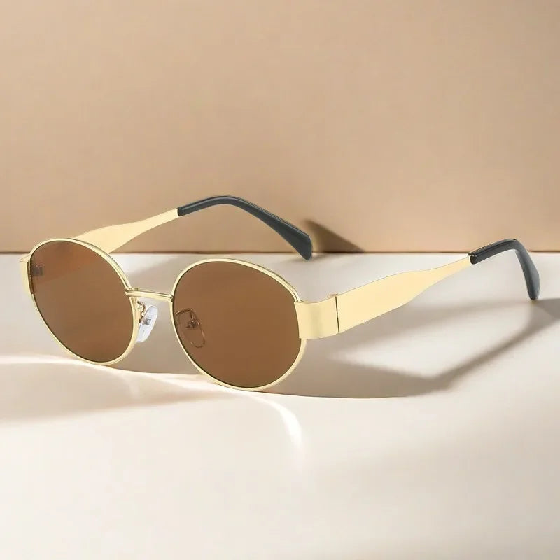 Stylish Oval Shaped UV Protection Women's Sunglasses