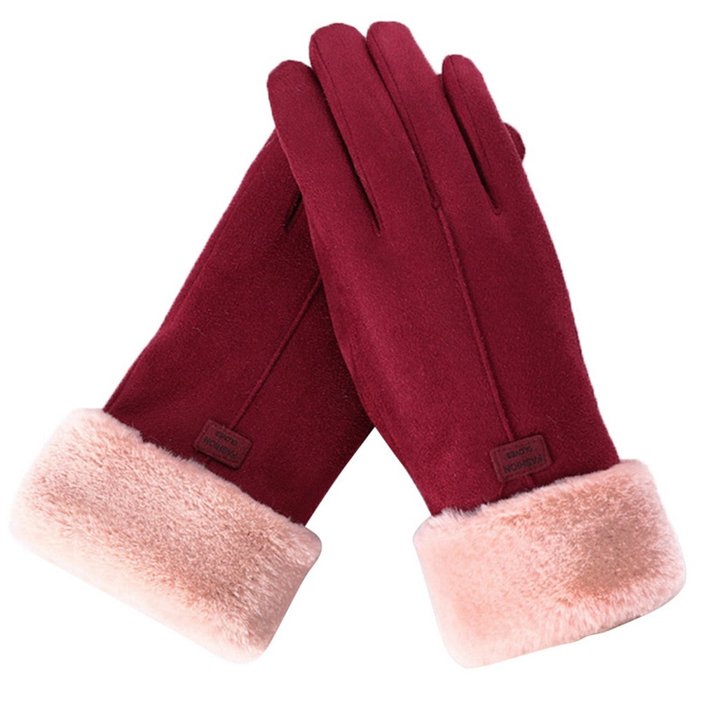 Soft Touch Women's Gloves with Fleece Lining
