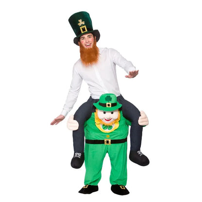 Funny Piggyback Men's Halloween Costume