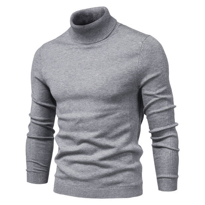 Men's Slim Fit Crew Neck Sweater - Ribbed Knit Style - ModishWorld