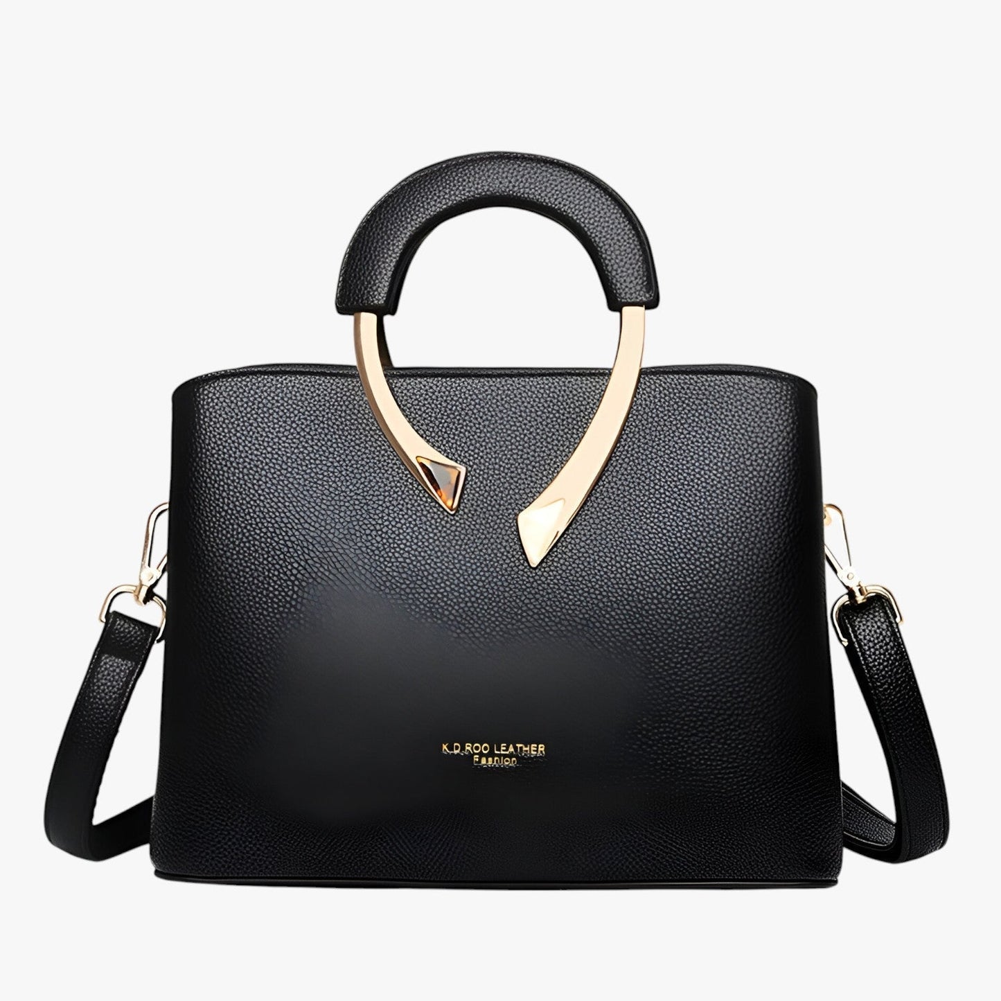 Premium Large Leather Shoulder Bag - Stylish Everyday Tote