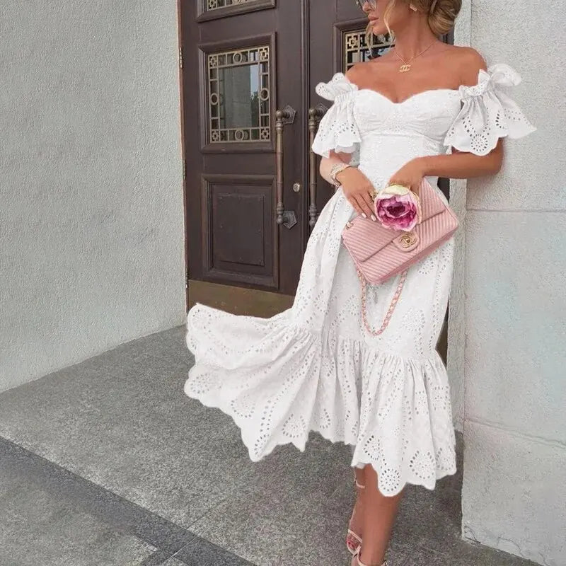 Chic Cold Shoulder Women's Dress Amara