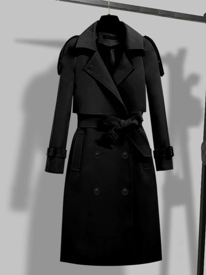Classic Double Breasted Women's Trench Coat
