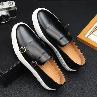 Smart Leather Slip On Shoes for Men