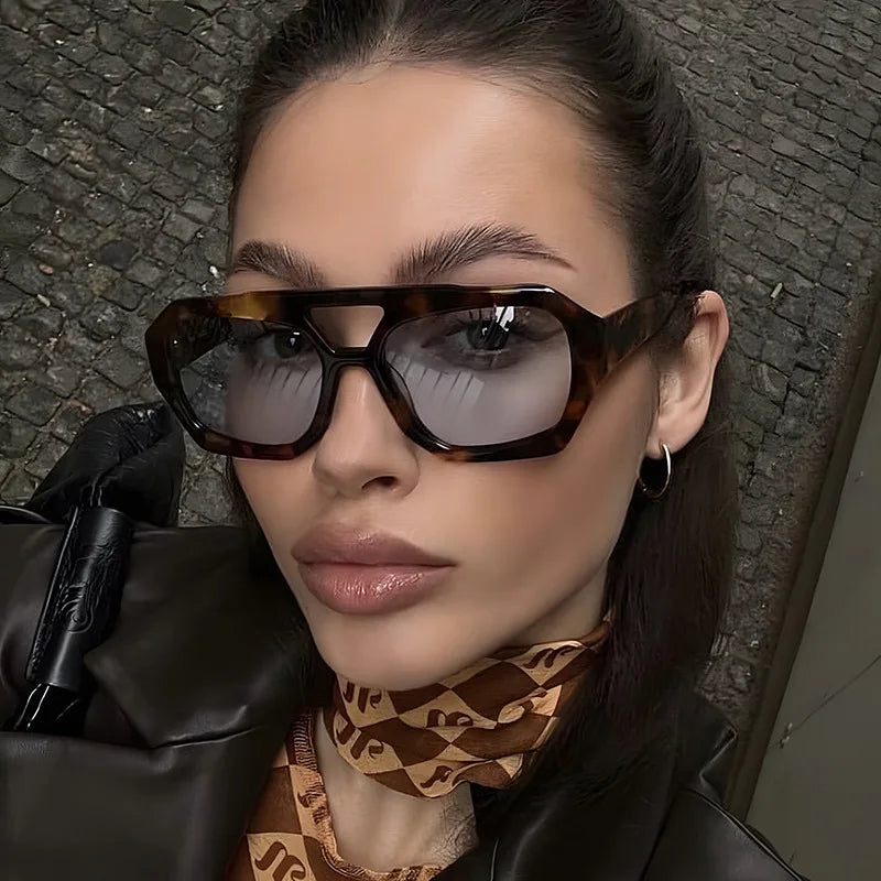 Trendy Rectangular UV Protection Women's Sunglasses - ModishWorld
