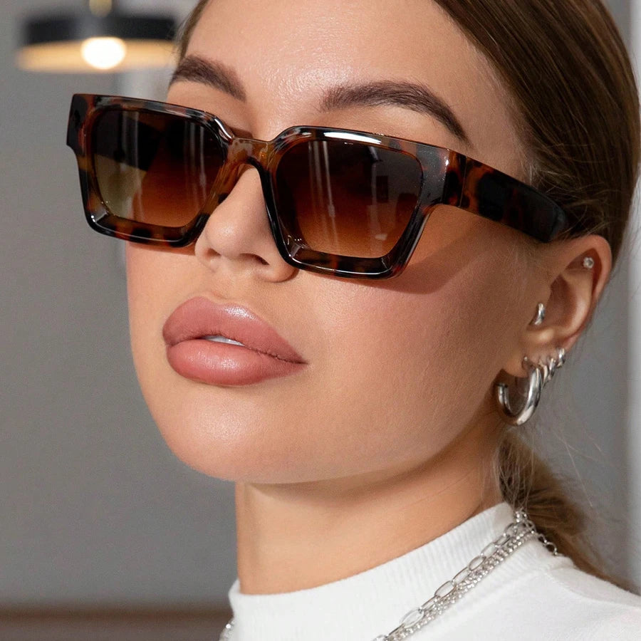 Classic Minimalist Square UV Sunglasses for Men Women - ModishWorld
