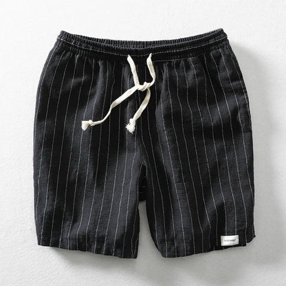 Breathable Summer Mens Linen Shorts