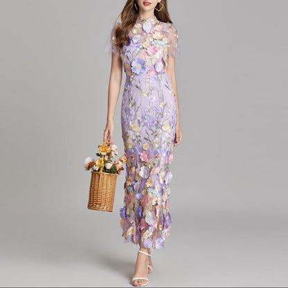 Classic Floral Summer Dress - Sleeveless, Chic Style