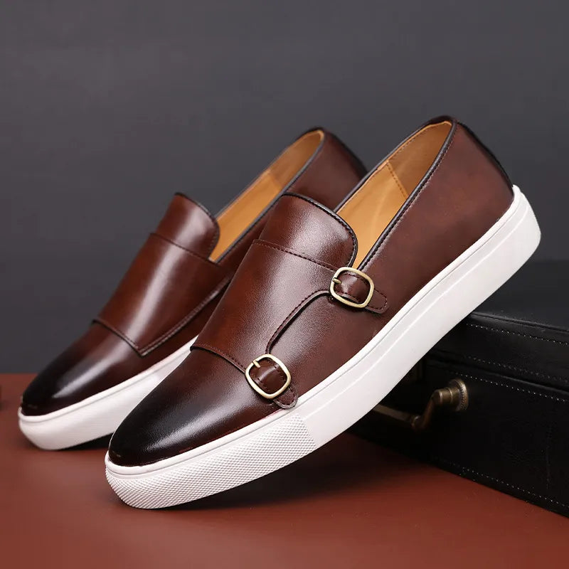 Smart Leather Slip On Shoes for Men - ModishWorld