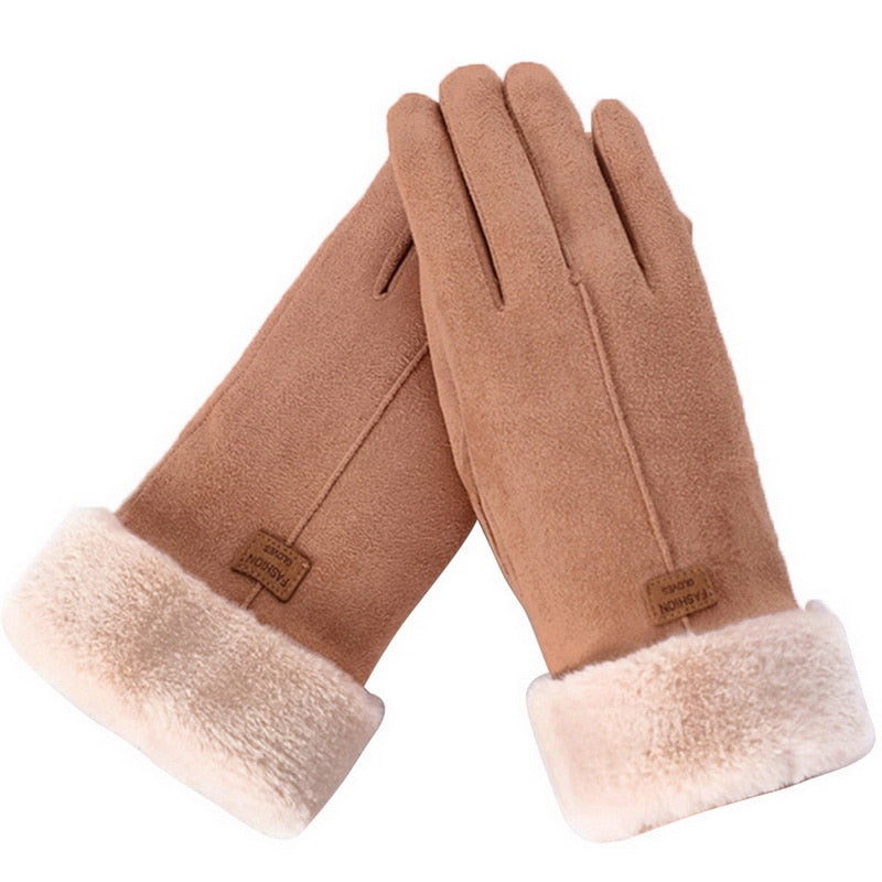 Soft Touch Women's Gloves with Fleece Lining