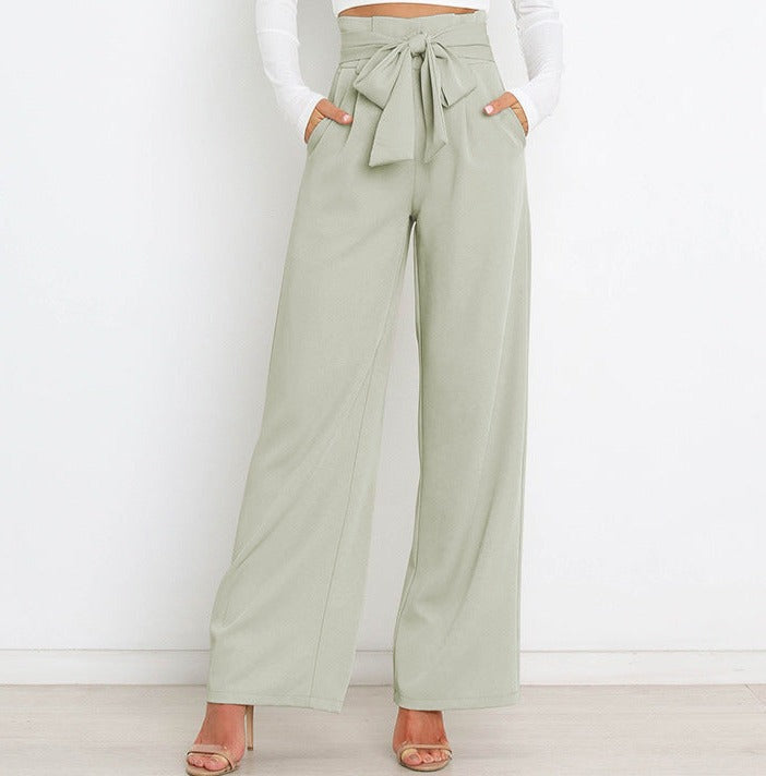 Comfortable Fit Wide Leg Women's Trousers