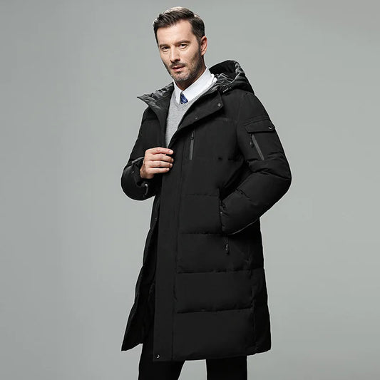 Warm Waterproof Men's Padded Winter Parka Coat - Modish World
