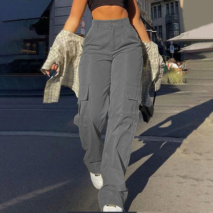 Comfortable Womens Cargo Pants High Waist