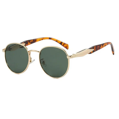 Classic Circular Shade UV Sunglasses for Ladies