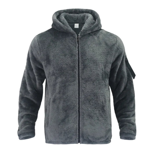 Warm Mens Fleece Cashmere Coat - ModishWorld