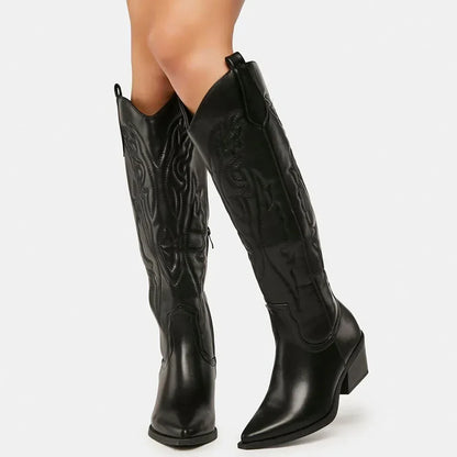 Warm Waterproof Tall Riding Boots for Women