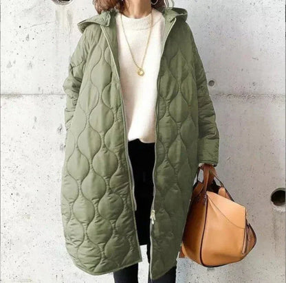 Warm Quilted Winter Coat for Ladies