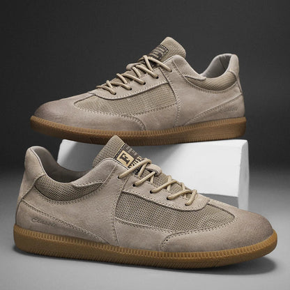 Men's Low Top Sneakers - Rubber Sole Casual Shoes