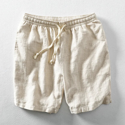 Breathable Summer Mens Linen Shorts
