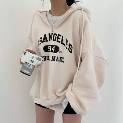 Cozy Oversized Female Winter Sweatshirt - ModishWorld