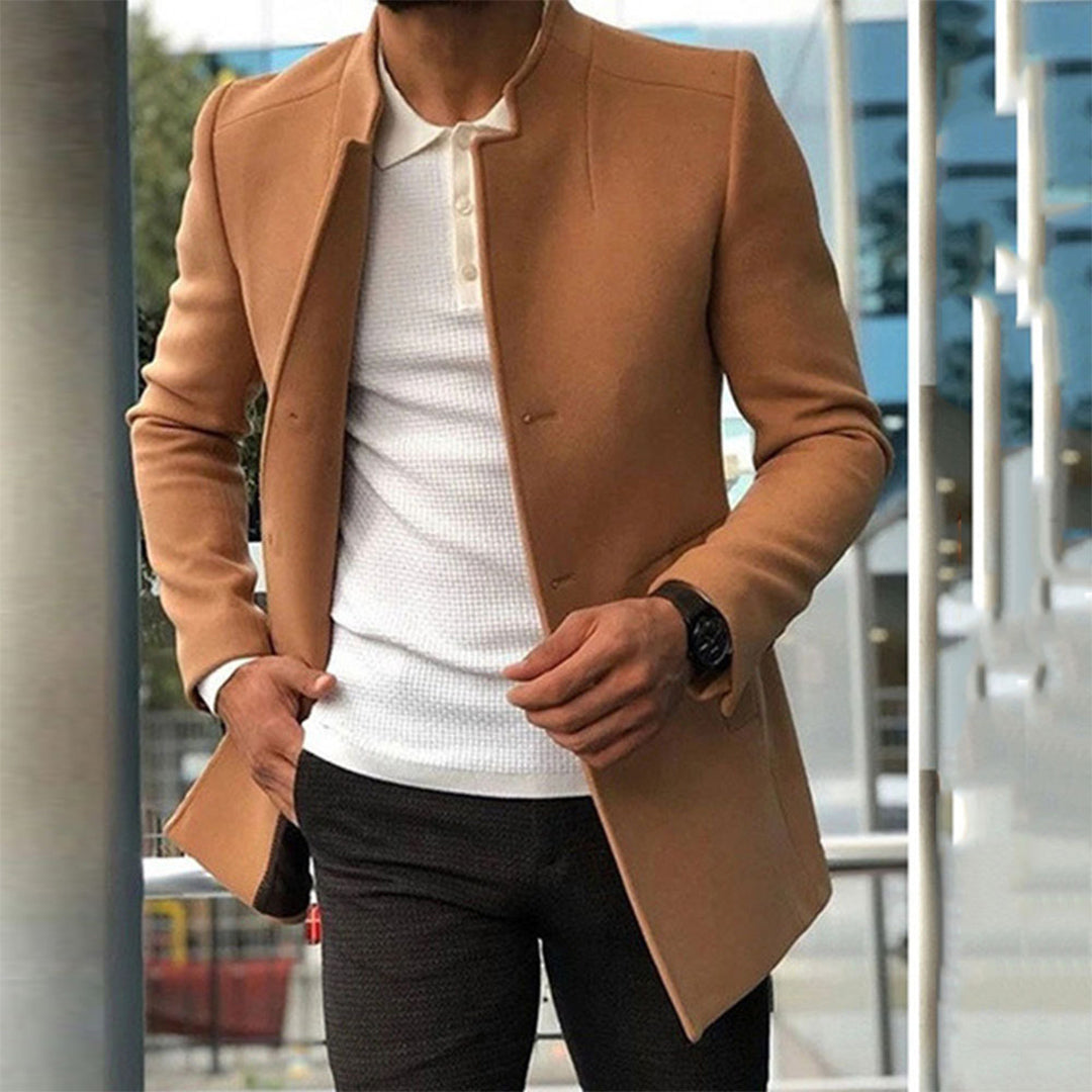 Warm Men's Parka Coat - Fitted Style - ModishWorld