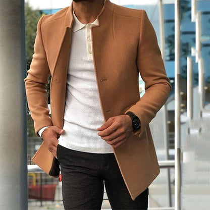 Warm Men's Parka Coat - Fitted Style - ModishWorld