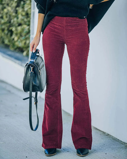 Ladies Wide Leg High Waist Jeans